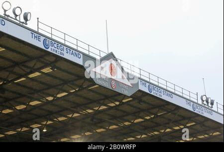 9th Febbraio 2020, Bramall Lane, Sheffield, Inghilterra; Premier League, Sheffield United Contro Bournemouth : Wet And Windy Bramall Lane Foto Stock