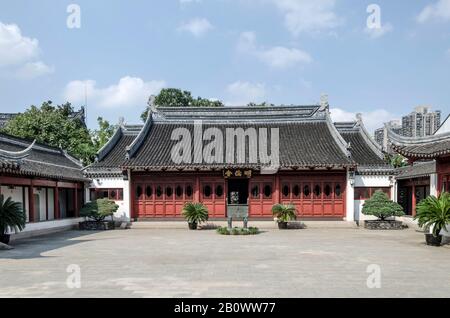 Tempio Di Confucio, Puxi, Shanghai, Cina, Asia Foto Stock