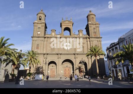 Cattedrale Di Santa Ana, Las Palmas De Gran Canaria, Gran Canaria, Isole Canarie, Spagna, Foto Stock