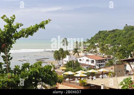 Praia Do Centro, Praia Da Pipa, Rio Grande Do Norte, Brasile, Sud America, Foto Stock