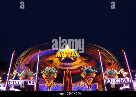 Carousel in Motion, DOM, Amburgo, Germania, Foto Stock