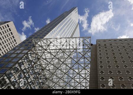 Wachovia Financial Center, vista sullo skyline, grattacieli, centro di Miami, Florida, Stati Uniti, Foto Stock