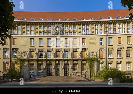 Biblioteca tedesca a Lipsia, Sassonia, Germania, Foto Stock