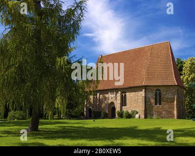 Gertrude Chapel, Barlach Museum, Guestrow, Mecklenburg-West Pomerania, Germania, Foto Stock