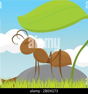 Buon cartone animato Illustrazione Vettoriale