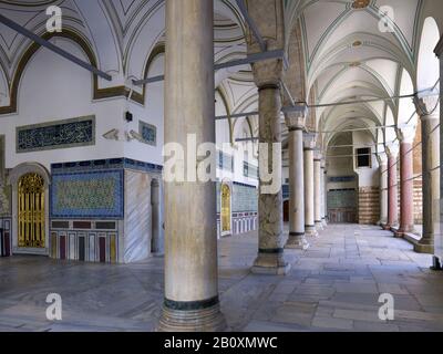 Arcade In Palazzo Topkapi, Istanbul, Regione Di Marmara, Turchia, Foto Stock