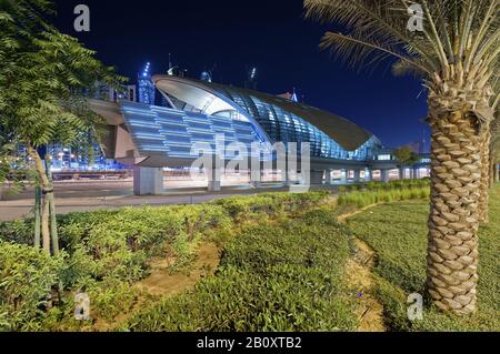 Metropolitana New Dubai, Emirati Arabi Uniti, Foto Stock