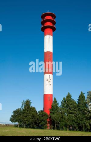 Luce Posteriore Vosslapp, Germania, Bassa Sassonia, Frisia Orientale, Wilhelmshaven Foto Stock