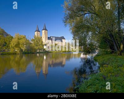 Castello Di Rochlitz Sul Mulde, Rochlitz, Sassonia, Germania, Foto Stock