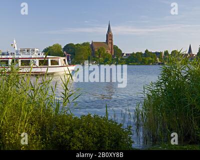 Marienkirche A Röbel, Meclemburgo-Pomerania Anteriore, Germania, Foto Stock