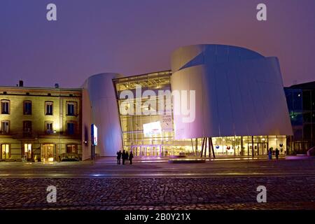 Ozeaneum A Stralsund, Meclemburgo-Pomerania Anteriore, Germania, Foto Stock