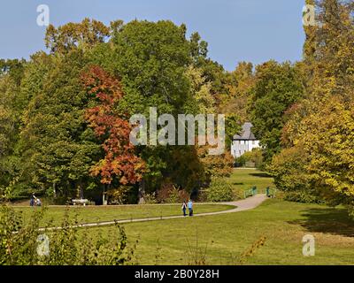 Casa giardino Goethe nel Parco an der Ilm, Weimar, Turingia, Foto Stock