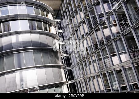 Paul-Loebe-Haus, distretto governativo, Berlino, Germania, Foto Stock