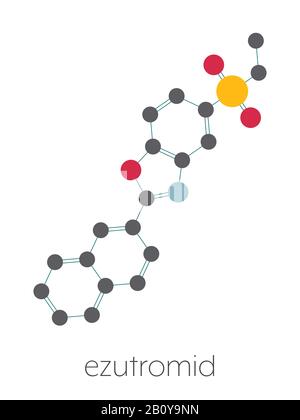 Molecola di farmaco per distrofia muscolare di EztrMID Duchene Foto Stock