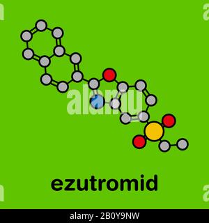 Molecola di farmaco per distrofia muscolare di EztrMID Duchene Foto Stock