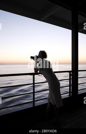 Donna Fotografie, Golfo Persico, Stretto Di Hormuz, Medio Oriente, Foto Stock
