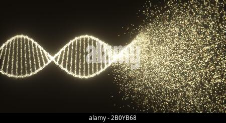 Il danno al DNA, illustrazione concettuale Foto Stock