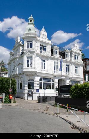 Strandhotel Blankenese, Strandweg, Blankenese, Elbe, Altona, Elbe Sobborghi, Hanseatic City Di Amburgo, Germania, Foto Stock