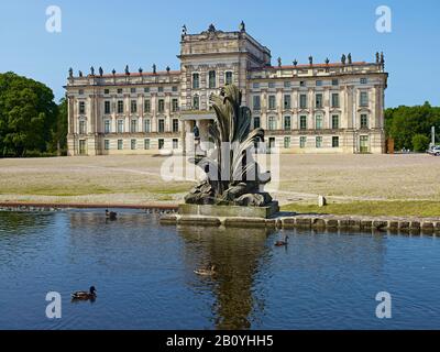 Palazzo Barocco Ludwigslust, Contea Di Ludwigslust-Parchim, Mecklenburg-Vorpommern, Germania, Foto Stock