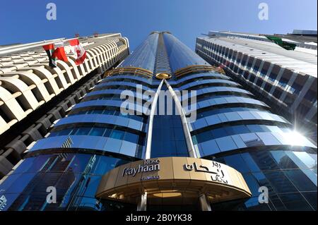 Rose RAYHAAN by ROTANA, l'hotel più alto del mondo, alto 333m, a 72 piani, 480 camere e suite, apertura gennaio 2010, Sheikh Zayed Road, Financial District, Dubai, Emirati Arabi Uniti, Medio Oriente, Foto Stock