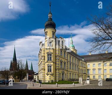 Residenzschloss Oldenburg, Regione Weser-Ems, Bassa Sassonia, Germania, Foto Stock