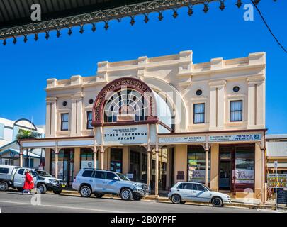 Charters Towers Stock Exchange Arcade, una galleria di negozi patrimonio-elencati a Mosman Street, Charters Towers, Charters Towers Region, Queensland, Australia Foto Stock