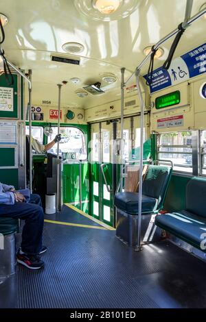 TRAM storico, quartiere scenico di Castro, San Francisco, California, Stati Uniti Foto Stock