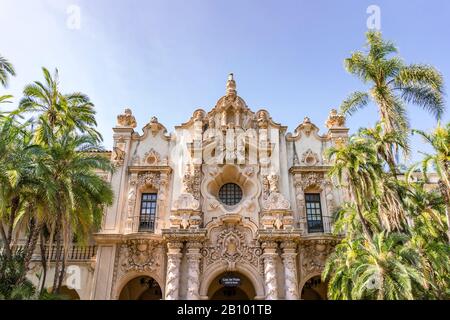 Casa del Prado, il Parco Balboa, San Diego, California, Stati Uniti d'America Foto Stock