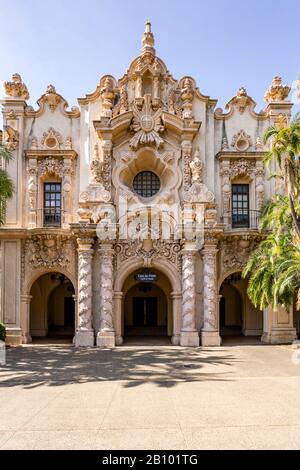 Casa del Prado, il Parco Balboa, San Diego, California, Stati Uniti d'America Foto Stock