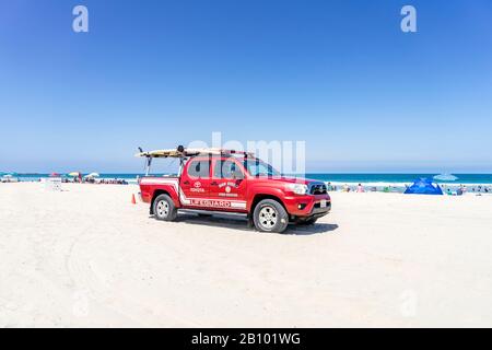 Bagnino Patrol, Mission Beach, San Diego, California, Stati Uniti d'America Foto Stock