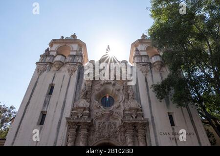 Casa del Prado, il Parco Balboa, San Diego, California, Stati Uniti d'America Foto Stock