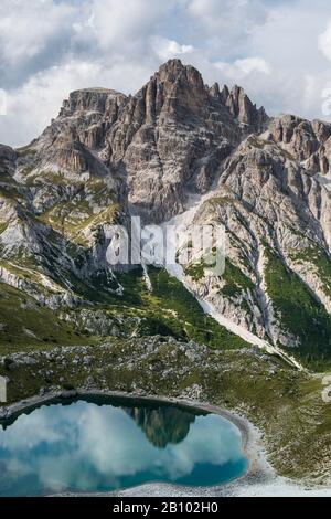 Circuito Di Paternkofel, Crodon Di San Candido, Parco Nazionale Drei Zinnen, Dolomiti, Alto Adige, Italia Foto Stock