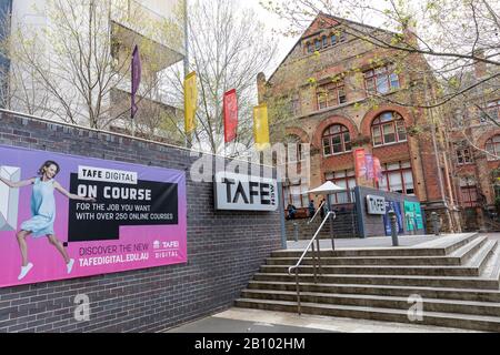 TAFE NSW campus a ultimo Sydney che fornisce competenze e formazione professionale, Sydney, Australia Foto Stock