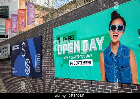 TAFE NSW campus a ultimo Sydney che fornisce competenze e formazione professionale, Sydney, Australia Foto Stock