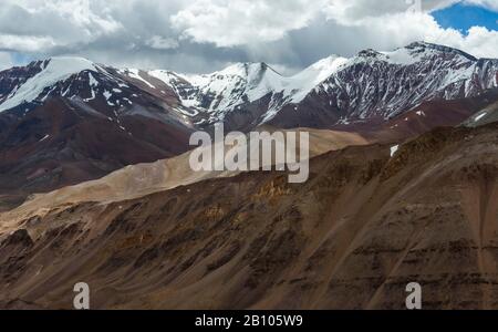 Passo Agua Negra, 4753 m slm, Ande, confine con Cile Argentina Foto Stock