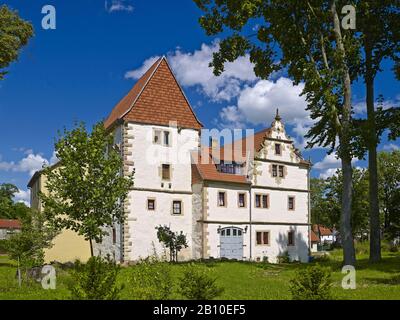 Castello Di Wildprechtroda, Bad Salzungen, Turingia, Germania Foto Stock