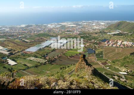 Vista Sulla Valle Da Guerra, Tenerife, Isole Canarie Foto Stock
