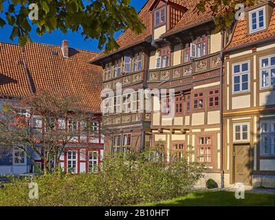 Casa di Werner a Hinteren Brühl a Hildesheim, Bassa Sassonia, Germania Foto Stock