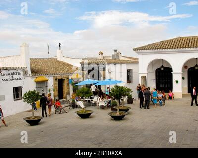 Interno Del Belen Arc O Belen Porta Medina Sidonia, Cadice, Andalusia, Spagna, Europa Foto Stock