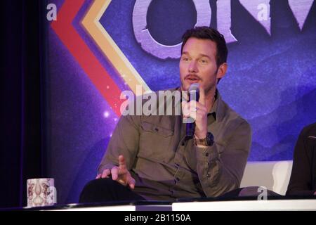 Los Angeles, Stati Uniti. 14th Feb, 2020. Chris Pratt 14/02/2020 "Onward" Conferenza stampa tenutasi presso il SLS Hotel a Beverly Hills a Los Angeles, California Credit: Cronos/Alamy Live News Foto Stock