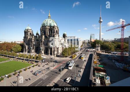 Cattedrale Di Berlino, Lustgarten, Karl-Liebknecht-Straße, Mitte, Berlino, Germania Foto Stock