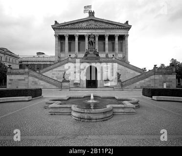 Vecchia Galleria Nazionale di Berlino, Germania Foto Stock