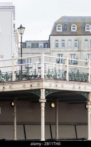 Rifugio vittoriano su Marine Drive, Margate, Kent Foto Stock