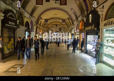 Grand Bazaar, Istanbul (Editoriale) Foto Stock