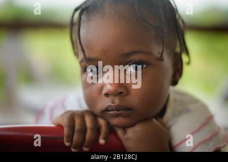 Figli di Sao Tomé e Príncipe Foto Stock