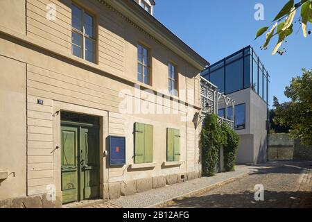 Nietzsche House e centro di documentazione, Naumburg / Saale, Sassonia-Anhalt, Germania Foto Stock