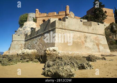 Castelo de São João do Arado vicino a Ferragudo, Faro, Algarve, PORTOGALLO Foto Stock