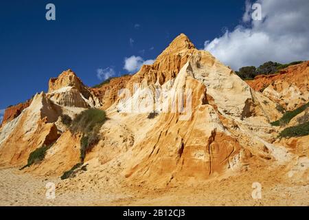 Alfamar Beach, Vilamoura, Quarteira, Faro, Algarve, PORTOGALLO Foto Stock