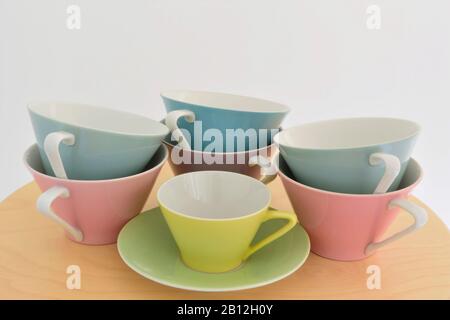 Collectibles di porcellana di Lily prodotti fra 1959 e 1969. Foto Stock