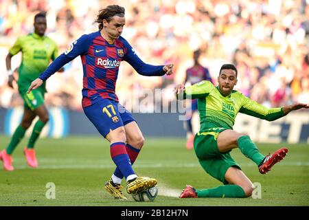 Barcellona, Spagna. 22nd Feb 2020. Antione Griezmann del FC Barcelona durante la partita della Liga tra il FC Barcelona e SD Eibar al Camp Nou del 22 febbraio 2020 a Barcellona, Spagna. (Foto Di Dax/Espa-Images) Credito: Agenzia Fotografica Europea Per Lo Sport/Alamy Live News Foto Stock